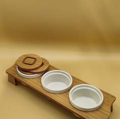 Servierständer Snack Set, B: 12 cm L: 38 cm, 15 €, Haus, Bau, Garten-Geschirr & Deko in 3200 Gemeinde Ober-Grafendorf