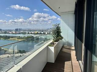DANUBEFLATS - 2 Zimmer - Doorman, Gym, Pool, div. Lounges! Provisionsfrei, 1400 €, Immobilien-Wohnungen in 1220 Donaustadt