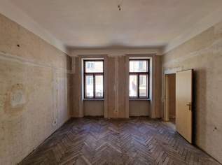 Sanierungsbedürftige Altbauwohnung - Nähe U3 Hütteldorferstraße/ Breitensee, 276600 €, Immobilien-Wohnungen in 1140 Penzing