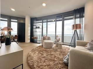 NEU! Möbliert - Doorman, Gym, Pool UND den schönsten Ausblick auf Stephansdom, Prater & Neue Donau, 2899.01 €, Immobilien-Wohnungen in 1220 Donaustadt