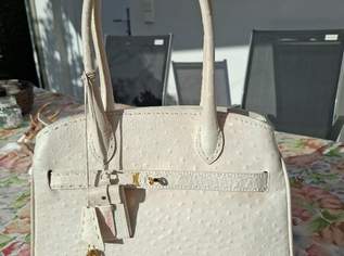 Damenhandtasche aus echtem Straussenleder , 90 €, Kleidung & Schmuck-Taschen & Koffer in 5280 Laab