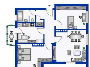 Renovierungsbedürftige 3-Zimmer-Wohnung in Top-Lage von Innsbruck, 349000 €, Immobilien-Wohnungen in Tirol