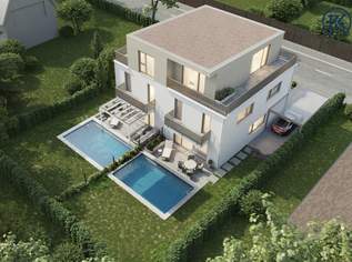Sommer im eigenen Garten: Neubau-Highlight mit Pool nahe Wien, 1189900 €, Immobilien-Häuser in 3400 Gemeinde Klosterneuburg Sommer im eigenen Garten: Neubau-Highlight mit Pool nahe Wien, 1189900 €, Immobilien-Häuser in 3400 Gemeinde Klosterneuburg