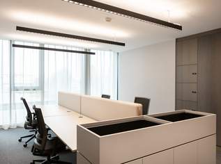 Modern & möbliert: Exklusives Premium-Büro im Marina Tower, 3513.12 €, Immobilien-Gewerbeobjekte in 1020 Leopoldstadt