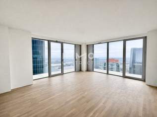 Eckpanorama über Wien – 3 Zimmer mit 40 m² Loggiafläche - DC2, 2600 €, Immobilien-Wohnungen in 1220 Donaustadt