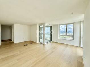 Stadtleben mit Weitblick und Pool: 3 Zimmer Hochhauswohnung zum Verlieben. Provisionsfrei und Erstbezug - U1 Kagran, 765000 €, Immobilien-Wohnungen in 1220 Donaustadt