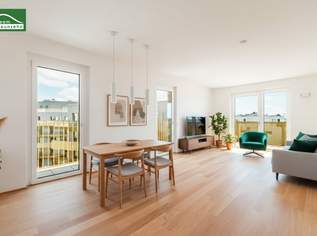 Sie werden es lieben – durchdachte Grundrisse mit Freiflächen im Grünen – Niedrig-Energie-Standard, 411700 €, Immobilien-Wohnungen in 1210 Floridsdorf