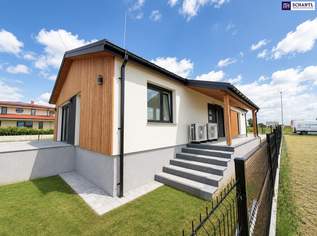 SONNENUNTERGÄNGE INKLUSIVE – EXKLUSIVER DESIGN-BUNGALOW MIT 5 ZIMMERN, PHOTOVOLTAIK & 750 M² GRUND!, 399000 €, Immobilien-Häuser in 7503 Großpetersdorf