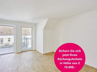 Weitblick investieren: Exklusive Dachgeschoß-Vorsorgewohnungen mit 360°-Ausblick in Top-Lage der Stadt, 745000 €, Immobilien-Wohnungen in 1200 Brigittenau