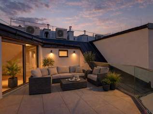 ERSTBEZUG II MAISONETTE MIT 27m² TERRASSE UND 51m² WOHNKÜCHE II LUFTWÄRMEPUMPE UND KLIMA II NÄHE AKH UND U6 ALSER STRASSE II ANLEGERPREIS, 1259900 €, Immobilien-Wohnungen in 1090 Alsergrund
