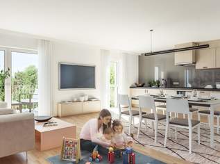 Lebenswert inmitten der Stadt: Familienwohnung mit Terrasse im Graumann-Park, 399700 €, Immobilien-Wohnungen in 4050 Traun