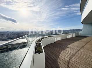 Traum-Apartment mit Rundumblick und 86 qm Balkon . Gym, Sauna, Pool, Bar, Restaurant & Lounges, 4950000 €, Immobilien-Wohnungen in 1220 Donaustadt