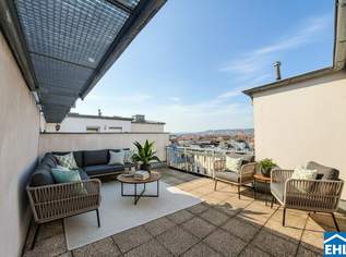 UNBEFRISTET! Großzügige 2,5-Zimmer-Wohnung mit 34m² Dachterrasse in 1050 Wien – Ihr neues Zuhause wartet!, 1630.5 €, Immobilien-Wohnungen in 1050 Margareten