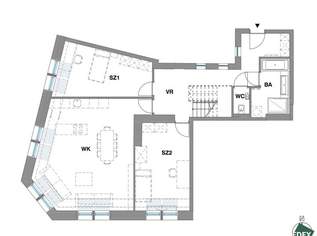 Dachgeschosstraum mit Weitblick, 1400000 €, Immobilien-Wohnungen in 1190 Döbling