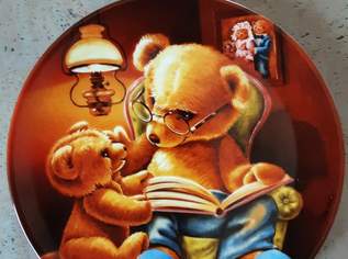 Sammelteller  "Teddy und seine Freunde" von Bareuther 1992