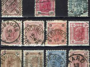 Ö-KuK Stempellot Vorarlberg ca. 70-Kleinpunkte (4), 17 €, Marktplatz-Sammlungen & Haushaltsauflösungen in 9020 Klagenfurt am Wörthersee