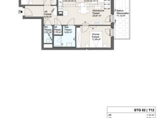Neues Projekt in der Schwarzelackenau beim Marchfeldkanal - noch 18 Einheiten verfügbar!, 432000 €, Immobilien-Wohnungen in 1210 Floridsdorf