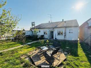 Einfamilienhaus mit Garten, Einfahrt & Nebengebäuden, 174999 €, Immobilien-Häuser in 2425 Nickelsdorf