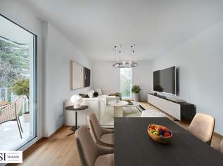 Riverside Living Alte Donau: Exklusive 2-Zimmer-Neubauwohnung mit zwei Balkonen - PROVISIONSFREI!, 365000 €, Immobilien-Wohnungen in 1220 Donaustadt