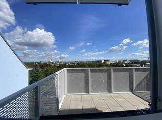 ERSTBEZUG Top Wohnung U3 2 Zimmer + Terrasse - 1 bedroom apartment + terrace U3 = DAS LAURENZ=, 1083.5 €, Immobilien-Wohnungen in 1110 Simmering