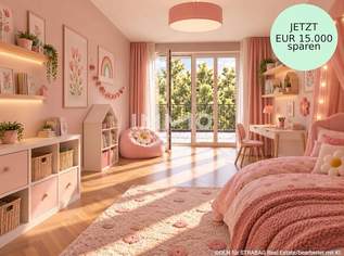 Südseitiges Raumwunder mit netter Loggia sowie attraktiven Annehmlichkeiten (Eventküche, Urban Gardening usw.), 355000 €, Immobilien-Wohnungen in 1230 Liesing