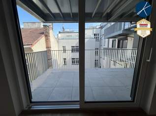 Superprojekt: ''Über den Baumwipfeln" TOP 46 MIT ÜBERDACHTEM BALKON (17,5 m²), 609000 €, Immobilien-Wohnungen in 1100 Favoriten
