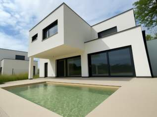 Exklusives Neubau Einfamilienhaus Belagsfertig mit Pool und Donaublick in Ybbs an der Donau - Privatverkauf - Provisionsfrei, 649000 €, Immobilien-Häuser in 3370 Gemeinde Ybbs an der Donau