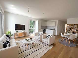 PROVISIONSFREI! Exklusives Wohnerlebnis am Flötzersteig, 1140: Moderne, perfekt aufgeteilte 3-Zimmer Wohnung mit S/W-Balkon! ERSTBEZUG!, 545000 €, Immobilien-Wohnungen in 1140 Penzing