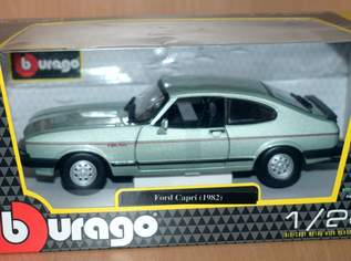 Bburago Modellauto Ford Capri 2.8i 1982 grün Maßstab 1:24 OVP Bburago Modellauto Ford Capri 2.8i 1982 grün Maßstab 1:24 OVP