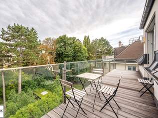 Ab Dezember: zentral begehbare 3 Zimmer Dachgeschoss Wohnung mit südseitigem Balkon im Herzen Döblings!, 2703.89 €, Immobilien-Wohnungen in 1190 Döbling