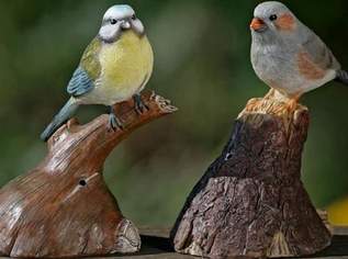 Tierfigur, Vogel mit Gesang Tierfigur, Vogel mit Gesang