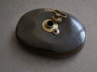 Antiker Bettwärmer aus Kupfer/Messing mit Gravur 1886 – Original Victorian Era, 120 €, Marktplatz-Antiquitäten, Sammlerobjekte & Kunst in Tschechien