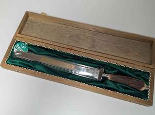 Rarität: Wicküler-Küpper Eismesser / Tiefkühlmesser (Solingen) in edler Holzbox (neu), 99 €, Marktplatz-Antiquitäten, Sammlerobjekte & Kunst in 4675 Weibern