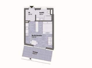 Wohnen in Graz Geidorf - Exklusive Anlegerwohnung (32m²) mit Terrasse in bester Lage! Provisionsfrei, 174828 €, Immobilien-Wohnungen in 8010 