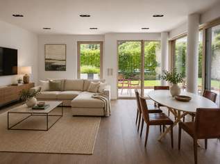 Gartenwohnung mit 3 Schlafzimmern und 2 Badezimmern am Kaasgraben, 1200000 €, Immobilien-Wohnungen in 1190 Döbling