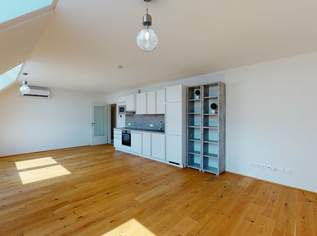 Moderne Dachgeschosswohnung, klimatisiert und gut geschnitten, 1095 €, Immobilien-Wohnungen in 1170 Hernals