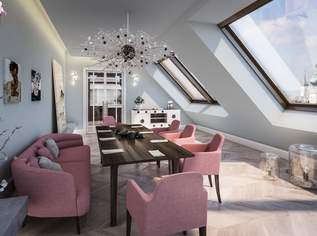 EXKLUSIVES PENTHOUSE über den Dächern Wiens – 362 m² Wohnfläche, 288 m² Terrassen & privater Pool, 0 €, Immobilien-Wohnungen in 1010 Innere Stadt