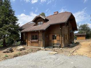 Charmantes Holzblockhaus (Firma Wunsch-Haus) in idyllischer Natur- und Aussichtslage in Bubing, 319000 €, Immobilien-Häuser in 4782 St. Florian am Inn