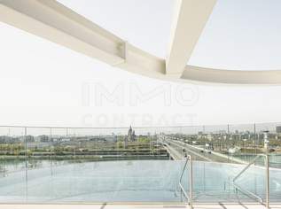 DANUBEFLATS - 45m2 Balkon inkl. Möblierung, Pool und Wellness Bereich - U1 vor der Türe! LUXUS LEBEN AM WASSER, 3600 €, Immobilien-Wohnungen in 1220 Donaustadt