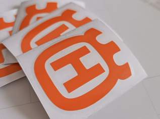 Husqvarna Logo Sticker Aufkleber Decal Set