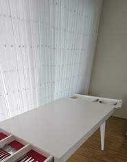 Weißer ausziehbarer Esstisch mit 6 Stühlen - mit Stauraum, 160 €, Haus, Bau, Garten-Möbel & Sanitär in 1100 Favoriten