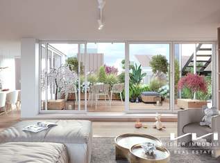 Penthouse mit unbeschreiblichem Weitblick - Erstbezug im Quartier Starhemberg, 2965000 €, Immobilien-Wohnungen in 1040 Wieden