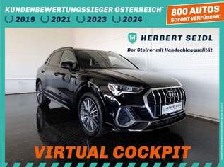 Q3 S-LINE 35 TDI s-tr *LEDER / VIRTUELL / LED / NA..., 31480 €, Auto & Fahrrad-Autos in 8200 Gleisdorf