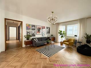 PARADIESISCH VIEL PLATZ FÜR FAMILIEN ODER STUDIERENDE - 5-ZIMMER-WOHNUNG MIT GROSSER LOGGIA, 599000 €, Immobilien-Wohnungen in 1050 Margareten