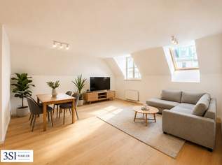 Wohnen über den Dächern: Traumhafte Dachgeschoß-Maisonette nahe dem Schlossquadrat, 715000 €, Immobilien-Wohnungen in 1050 Margareten Wohnen über den Dächern: Traumhafte Dachgeschoß-Maisonette nahe dem Schlossquadrat, 715000 €, Immobilien-Wohnungen in 1050 Margareten