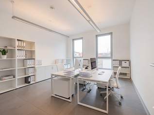 Barrierefreie DG Bürofläche direkt bei der U1 Station Reumannplatz zu mieten, 5360.02 €, Immobilien-Gewerbeobjekte in 1100 Favoriten