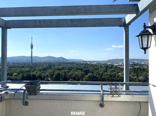 Terrassen-Garconniere im 21. Stock mit Donaupark- Fernblick bei der U1 und UNO-City, 1100 €, Immobilien-Wohnungen in 1220 Donaustadt