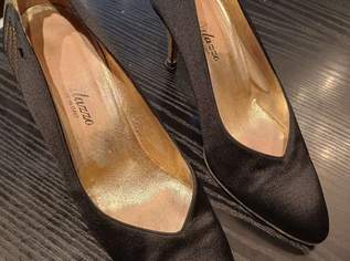 Gold schwarze highheels