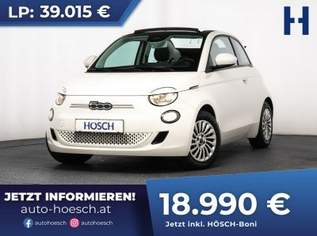 500e 42 kWh Cabrio KEYLESS CARPLAY ERSTBESITZ -49%, 20490 €, Auto & Fahrrad-Autos in 2512 Katastralgemeinde Tribuswinkel