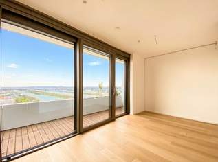 ENTZÜCKENDES SINGLEAPARTMENT MIT TRAUMHAFTER FERNSICHT UND GROSSEM BALKON, 1175 €, Immobilien-Wohnungen in 1220 Donaustadt